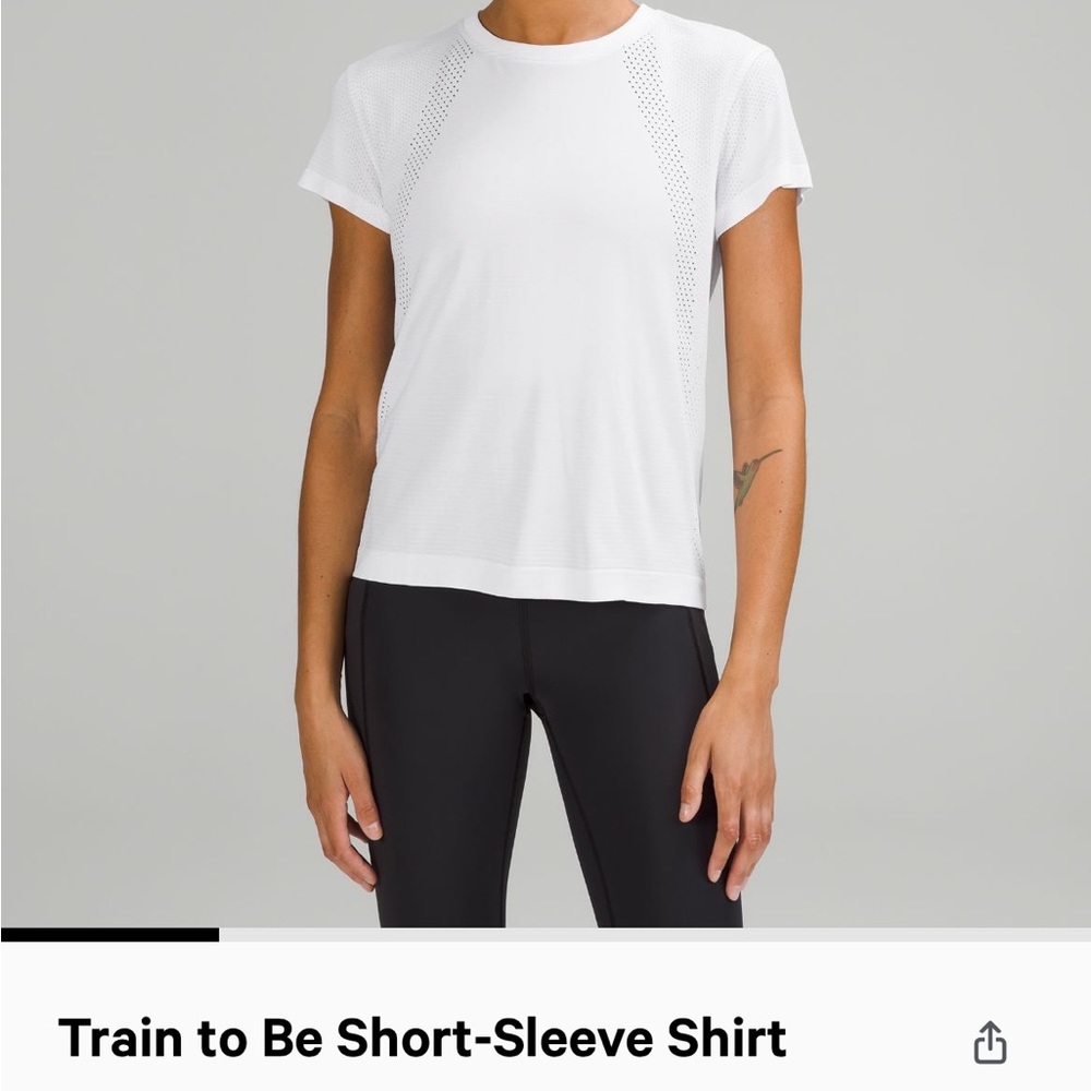 Lululemon Train to be Short Sleeve